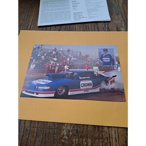 Vintage 1990 Don Beverley Crown Racing NHRA Pro Stock Driver Card Oldsmobile